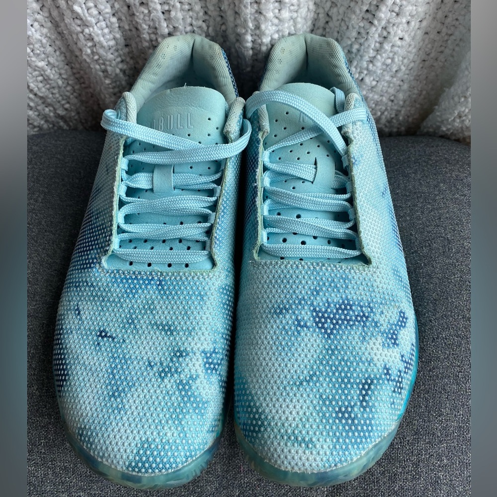 Men’s blue tie dye Superfabric NOBULL size 9.5 training shoe